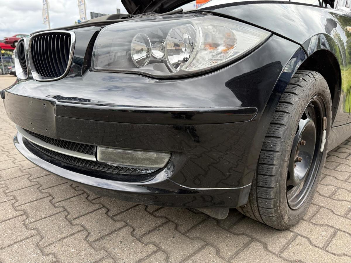 BMW 1er E81 original Stoßstange Stoßfänger vorn 475 Blacksaphire Facelift BJ07